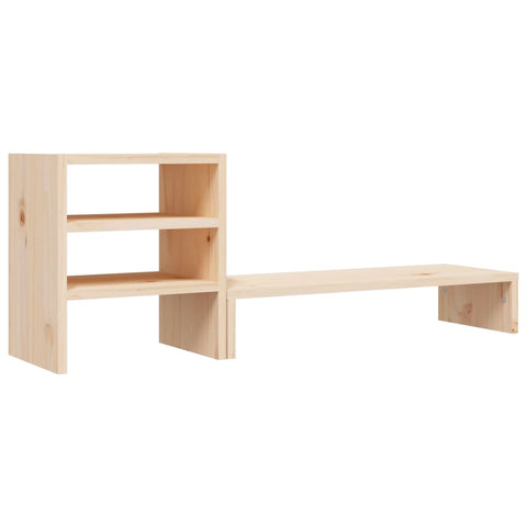 Monitor Stand 81X20X30 Cm Solid Wood Pine