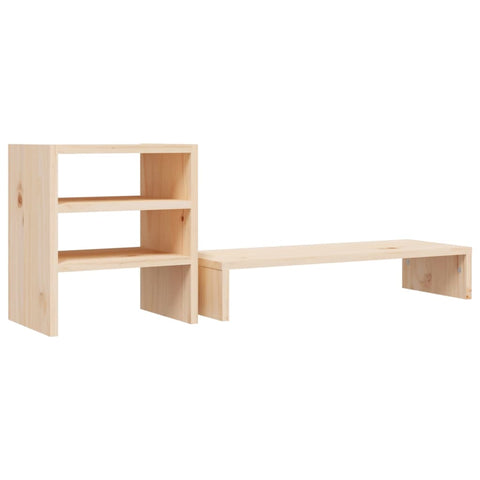 Monitor Stand 81X20X30 Cm Solid Wood Pine