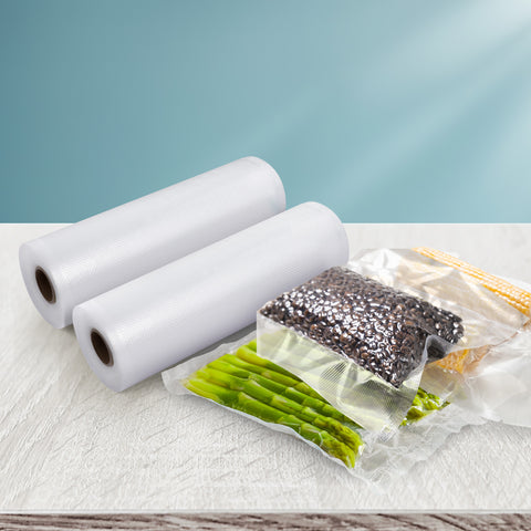 2 Rolls Food Vacuum Sealer Bags Storage Saver Heat Sealing Bag Pack 20CMX6M