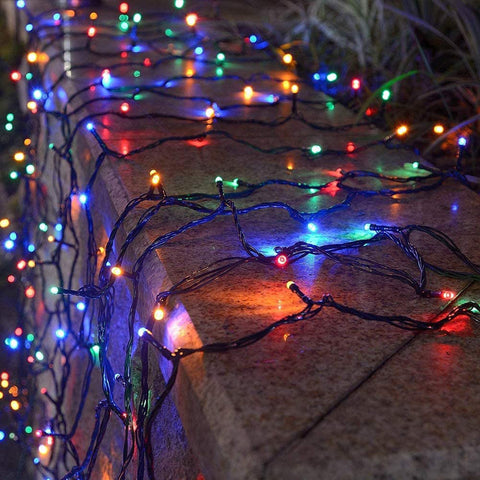 Milano Decor Solar Powered Outdoor Fairy Lights - Multicoloured - 200 Lights