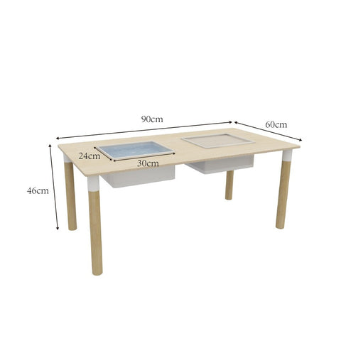 Jooyes Kids Birch Activity and Sensory Tables