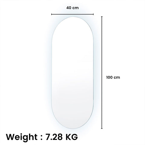 GOMINIMO LED Mirror 1000mm Oval GO-BM-102-JR