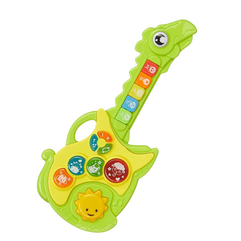 GOMINIMO Kids Musical Guitar Toys with Dinosaur Shape Design (Green)