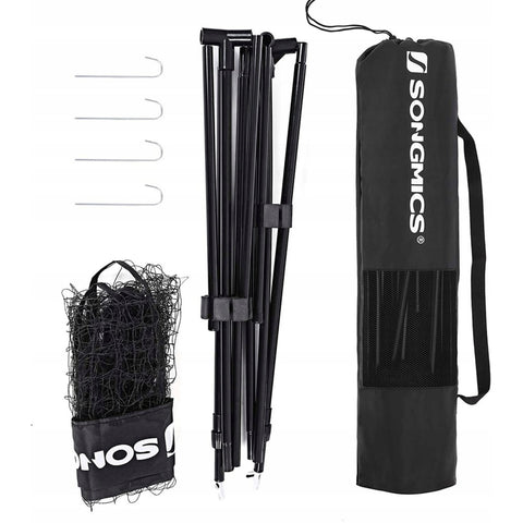 SONGMICS 5m Portable Tennis Badminton Net Black SYQ500HV1