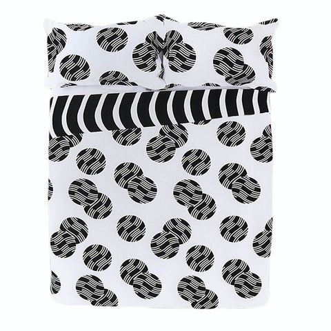 Apartmento Ontario Reversible Quilt Cover Set BLACK King