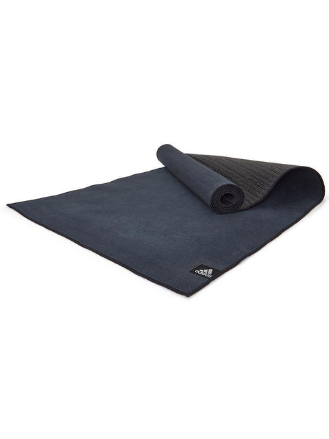 Adidas 2mm Hot Bikram Yoga Mat Pad Exercise Fitness Pilates Gym Non-Slip - Black