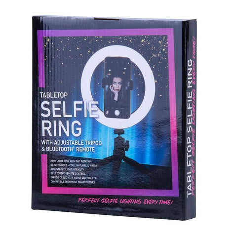 20cm LED Selfie Ring Light with Stand and Phone Holder Circle Lightning