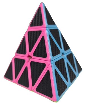 Educational Toys Pyraminx Triangle Cube Pyramid Brain Teaser Puzzle Cube