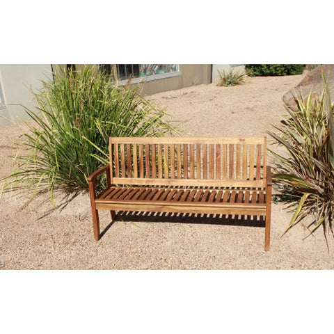 Outdoor Hardwood 3 Seater Kid Bench