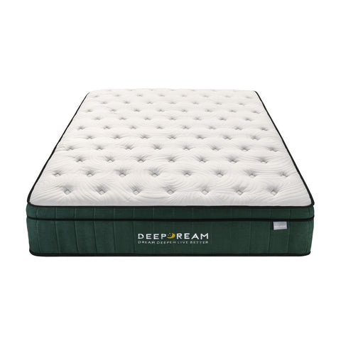 Green Tea Cool Gel Memory Foam Mattress 36cm 5 Zone King Single