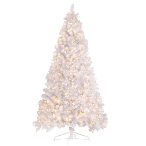 Jingle Jollys Christmas Tree 2.1m 500 LED Xmas Tree Decorations White 1260 Tips