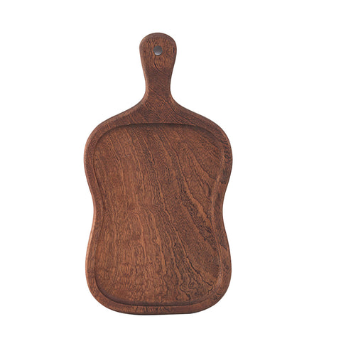 18cm Brown Wooden Serving Tray