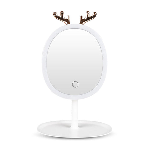 White Antler LED Light Makeup Mirror