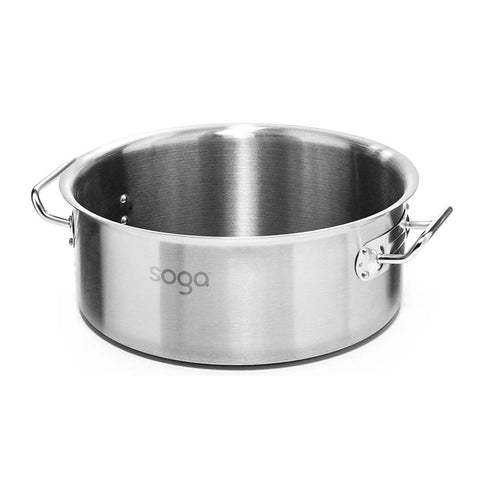 32L Top Grade 18/10 Stainless Steel Stockpot No Lid