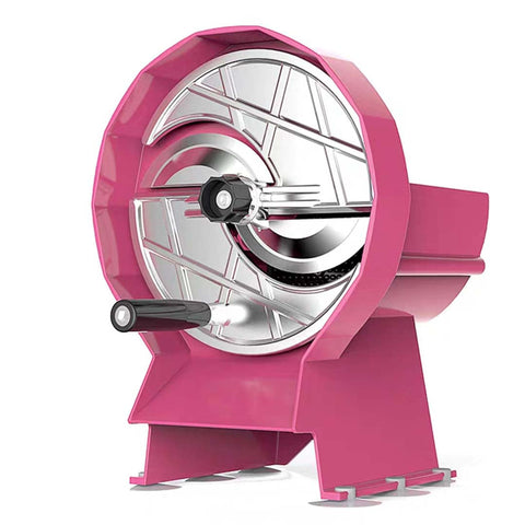 Commercial Manual Vegetable Fruit Slicer Pink