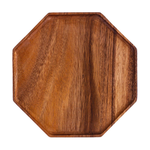 20cm Octagon Wooden Acacia Board