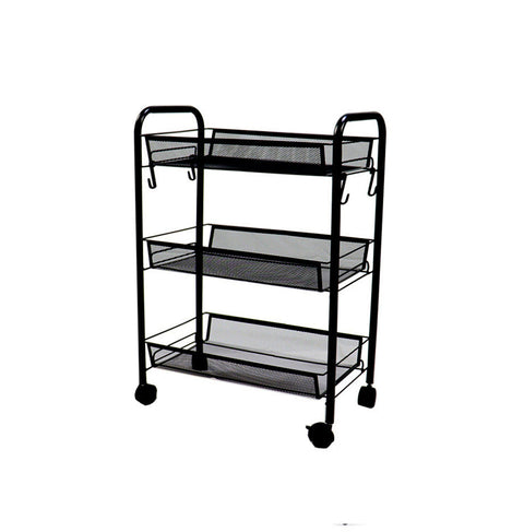 3 Tier Steel Mesh Kitchen Cart