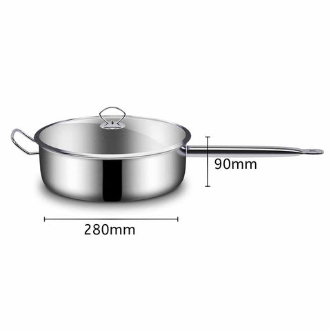 Stainless Steel Saucepan 28CM