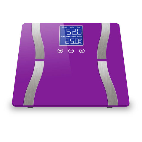 Digital Body Fat Scale Purple