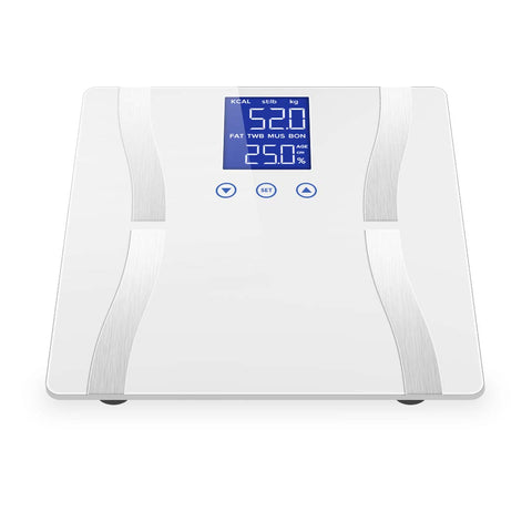 Digital Body Fat Scale White