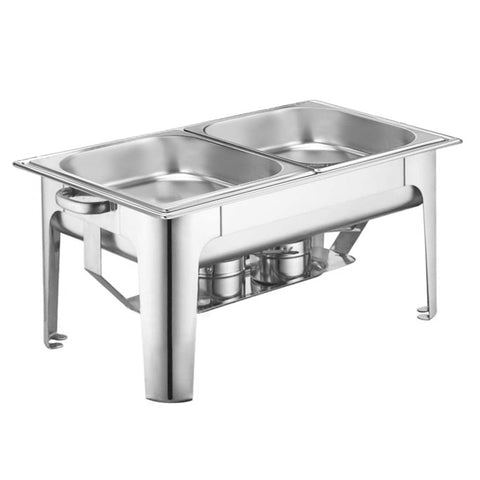 9L Stainless Steel 2 Pans Chafing Dish