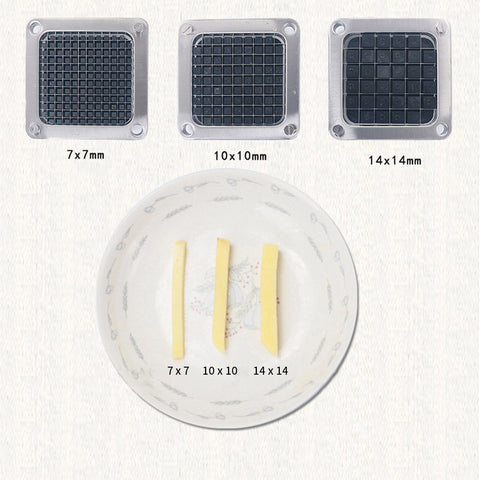 Commercial Potato Cutter Stainless Steel 3 Blades