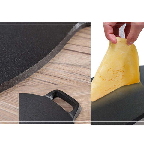 37cm Cast Iron Crepes Pan Bakeware