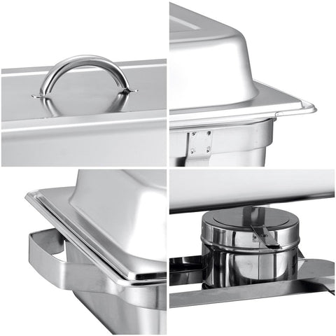 4.5L Dual Tray Stainless Steel Chafing Food Warmer