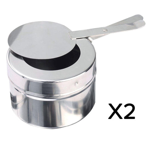 4.5L Dual Tray Stainless Steel Roll Top Food Warmer