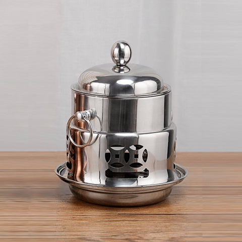 Stainless Steel Single Hot Pot with Lid