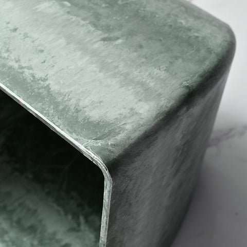 27cm Green Grey Square Resin Planter