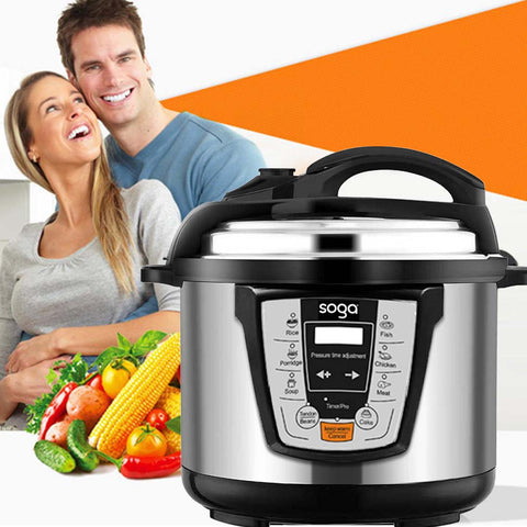 Electric Stainless Steel Pressure Cooker 10L Multicooker 16