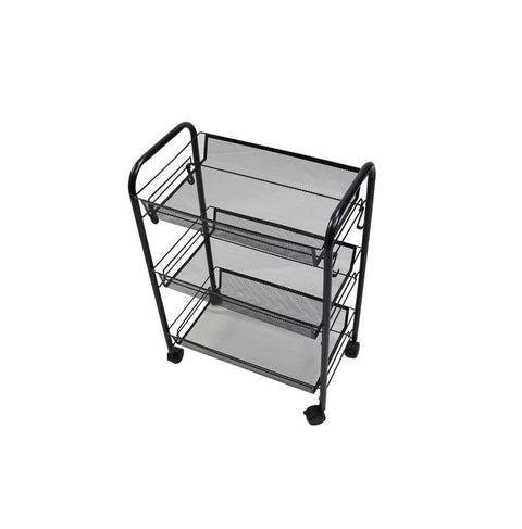 3 Tier Steel Mesh Kitchen Cart