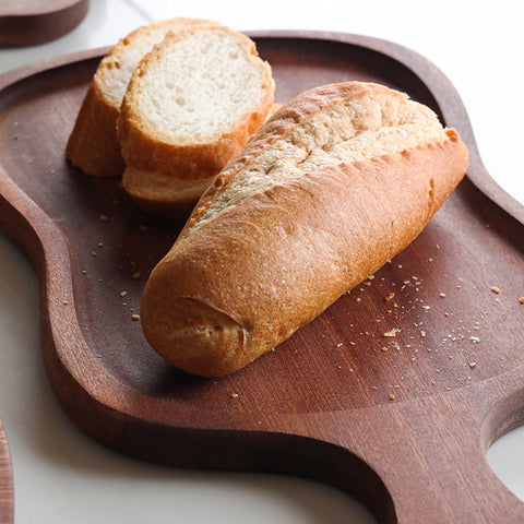 18cm Brown Wooden Serving Tray