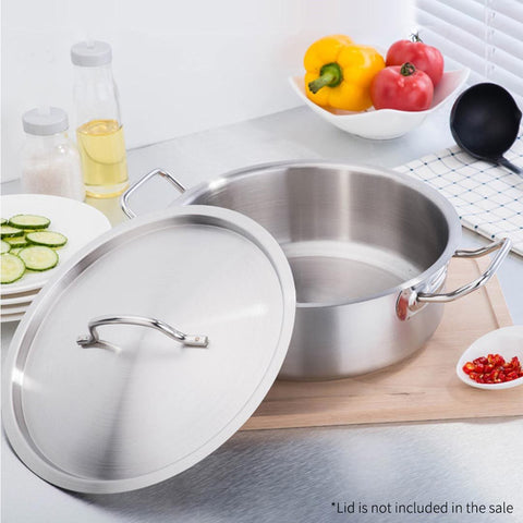 44L Top Grade 18/10 Stainless Steel Stockpot No Lid