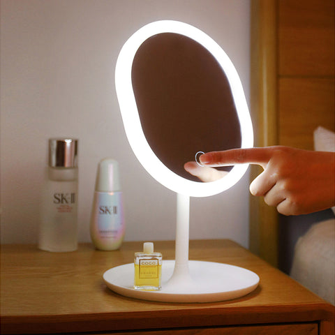 20cm White Rechargeable LED Light Makeup Mirror