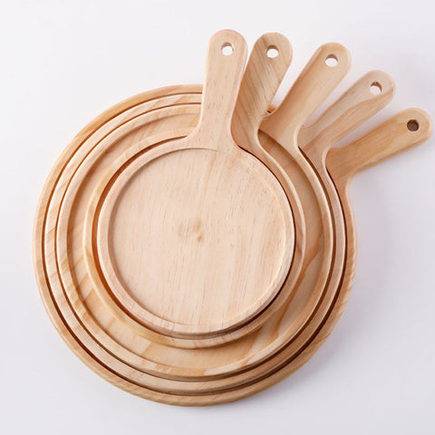 7 inch Round Premium Wooden Board Paddle