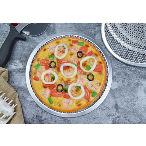 8-inch Round Aluminium Pizza Screen Baking Pan