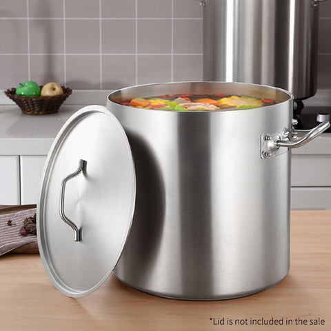 71L Top Grade 18/10 Stainless Steel Stockpot No Lid