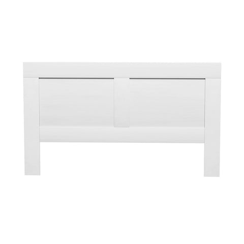 Artiss Bed Frame King Size Bed Head with Shelves Headboard Bedhead Base White