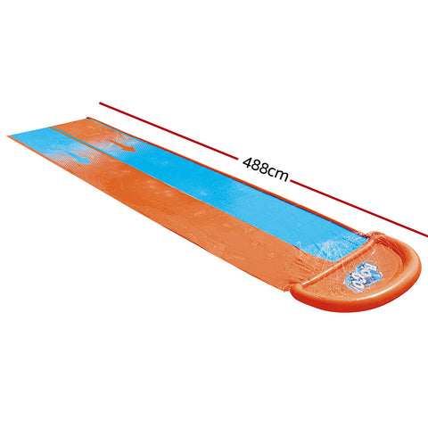 Bestway Inflatable Water Slip Slide Double Kids Splash Toy Outdoor Play 4.88M