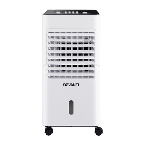 Devanti Evaporative Air Cooler Conditioner Portable 6L Cooling Fan Humidifier