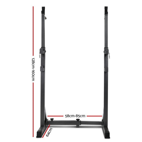 Everfit Squat Rack Pair Barbell Stand