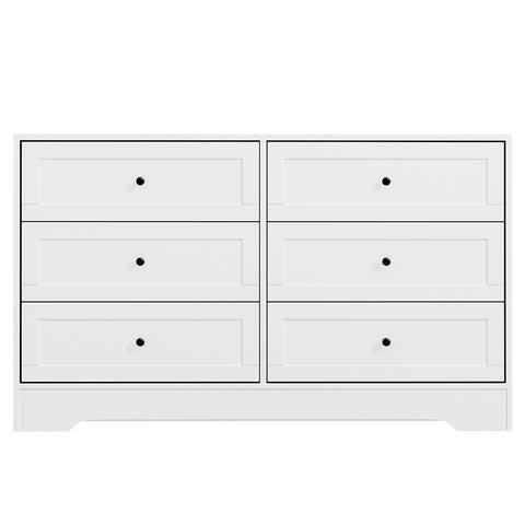 Artiss 6 Chest of Drawers Cabinet Dresser Table Tallboy Storage Bedroom White