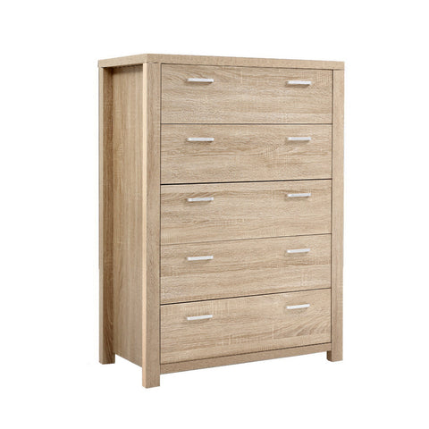 Artiss 5 Chest of Drawers Tallboy Dresser Table Bedroom Storage Cabinet