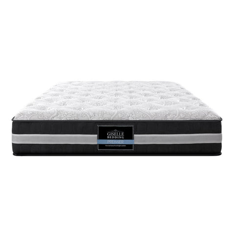 Giselle Queen Mattress Bed Size 7 Zone Pocket Spring Medium Firm Foam 30cm