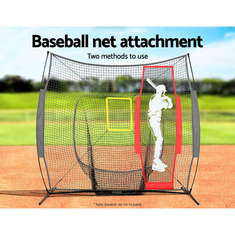 Everfit Baseball Pitching Kit with Rack Rebound Net Softball Training Aid