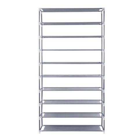 10 Tier Stackable Shoe Rack