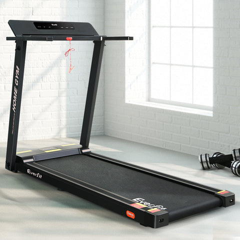 Everfit Treadmill Electric Fully Foldable Home Gym Exercise Fitness Black