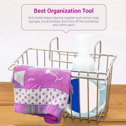 Kitchen Sink Storage Organizer Basket